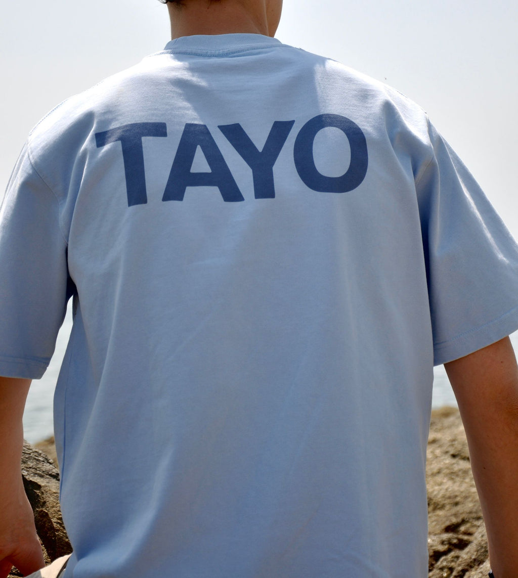 T-SHIRT BLEU DE BLEU (OVERSIZE)